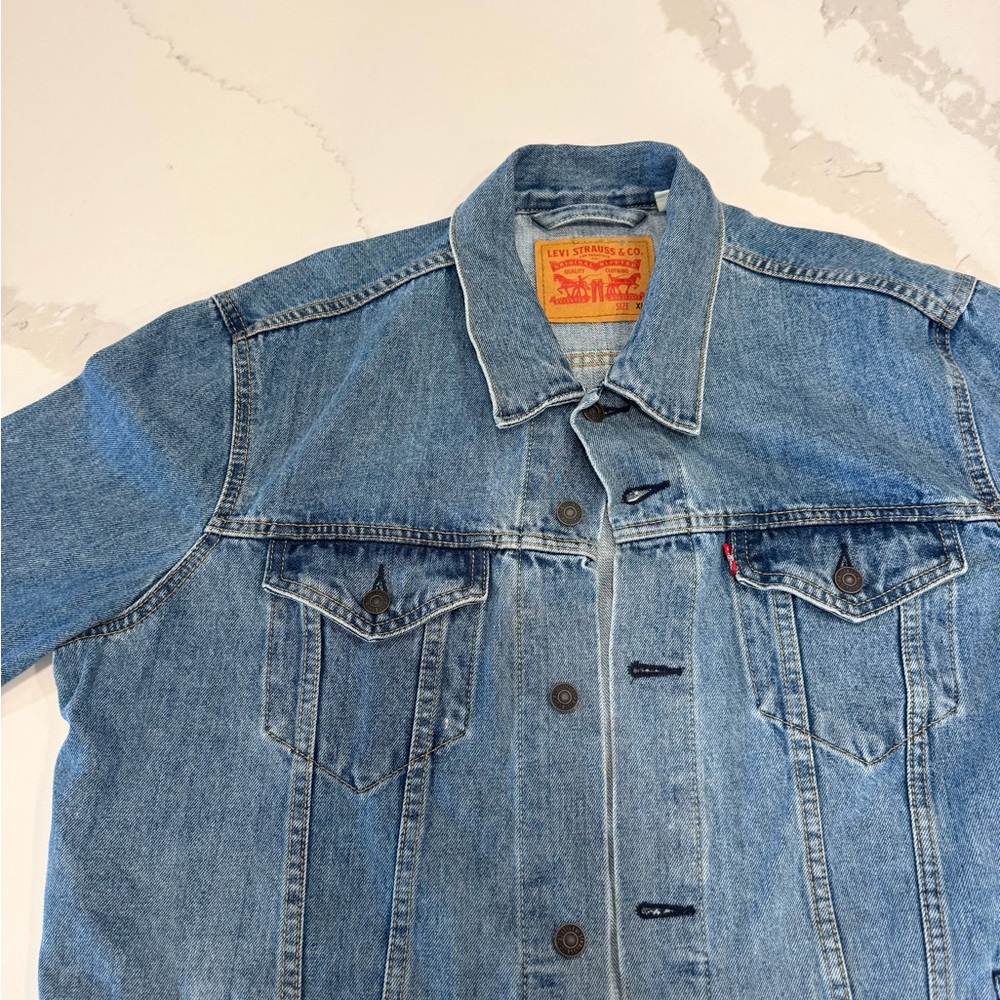 Levi's Light Blue Denim Jacket - Picture 10 of 11